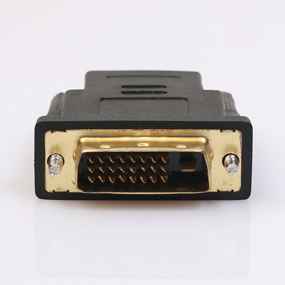 New 19 Pin DVI Male To HDMI Female Converter Adapter Adaptor Dual Link Connector For HDTV PC LCD Wholesale - ebowsos