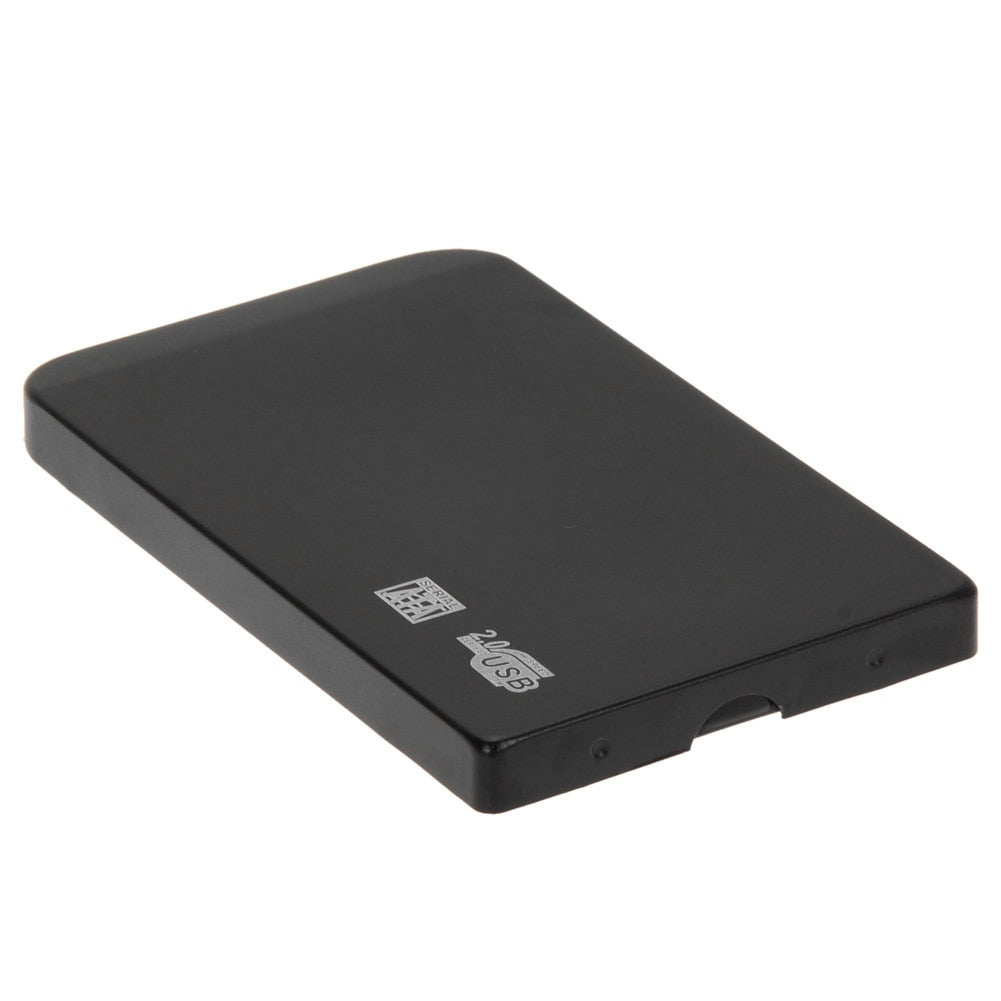 New 2.5" inch USB 2.0 HD Box HDD Case Hard Drive SATA External Enclosure Hard Disk Drive Case Box With USB Cable Black - ebowsos