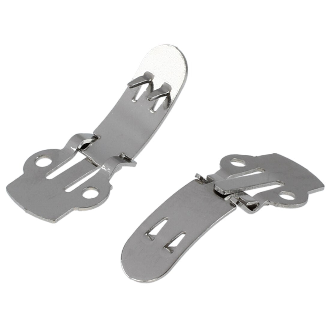 New 20pcs Blank Stainless Steel Shoe Clips Clip DIY Craft Buckles - ebowsos