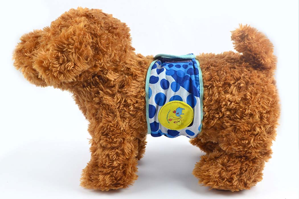 New 4Pcs Dog Diaper Male Durable Doggie Diapers Reusable Breathable Cotton Dog Belly Band Dog Wrap Physiological Pants-ebowsos