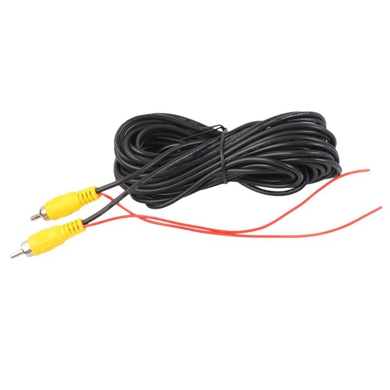New 6m Car RCA CAR Reverse Rear View Parking Camera Video Cable With Video Trigger Wire Connecting Car Parking Rearview Monitor - ebowsos