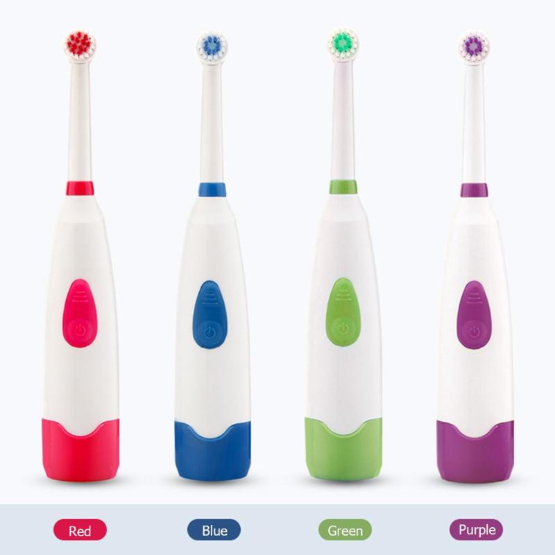 New Arrival Automatic Ultrasonic Rotary Electric Toothbrush IPX7 Waterproof Tooth Brush with 2 Brush Heads 1psc Toothbrush - ebowsos