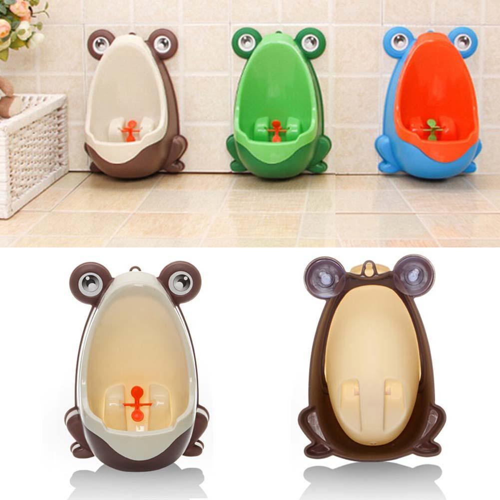 New Arrival Baby Boy Potty Toilet Training Frog Children Stand Vertical Urinal Boys Penico Pee Infant Toddler Wall-Mounted-ebowsos