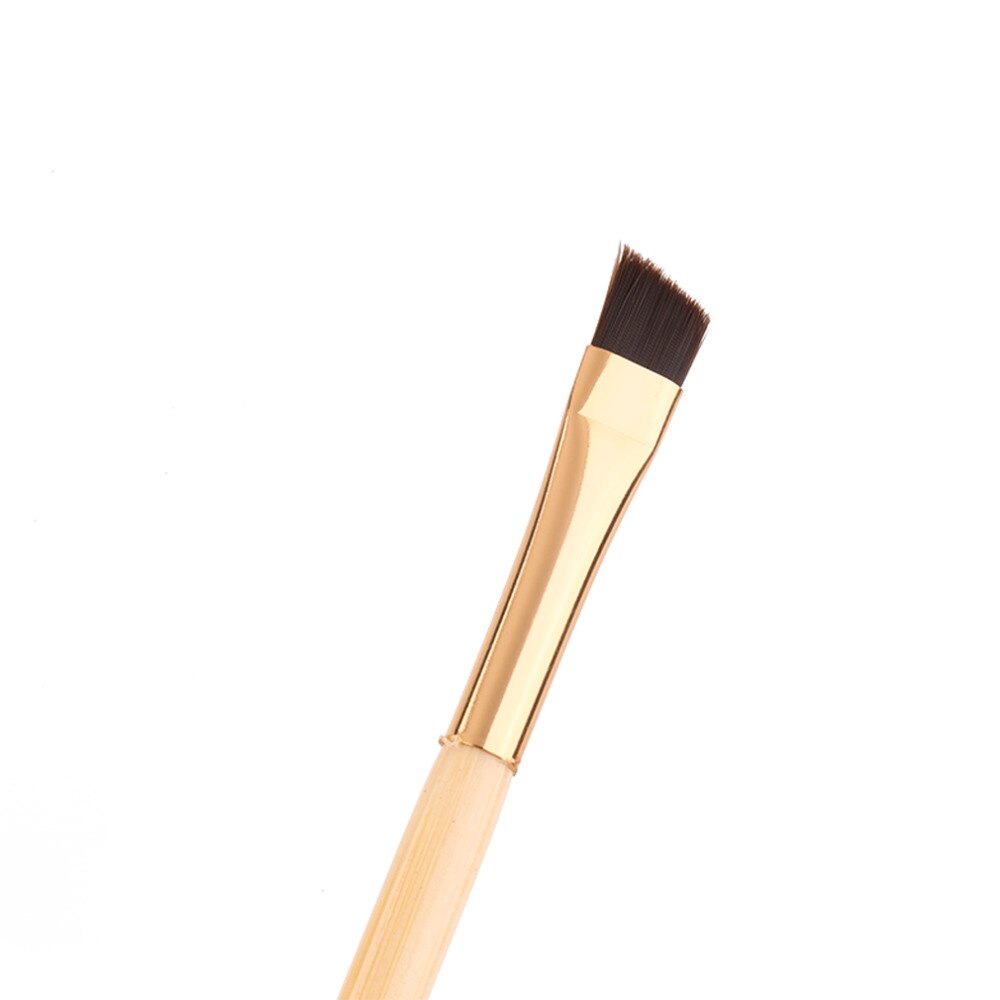 New Arrival Fine bamboo handle Makeup tools double eyebrow brush Eyelash brush  Hot Drop Shipping - ebowsos