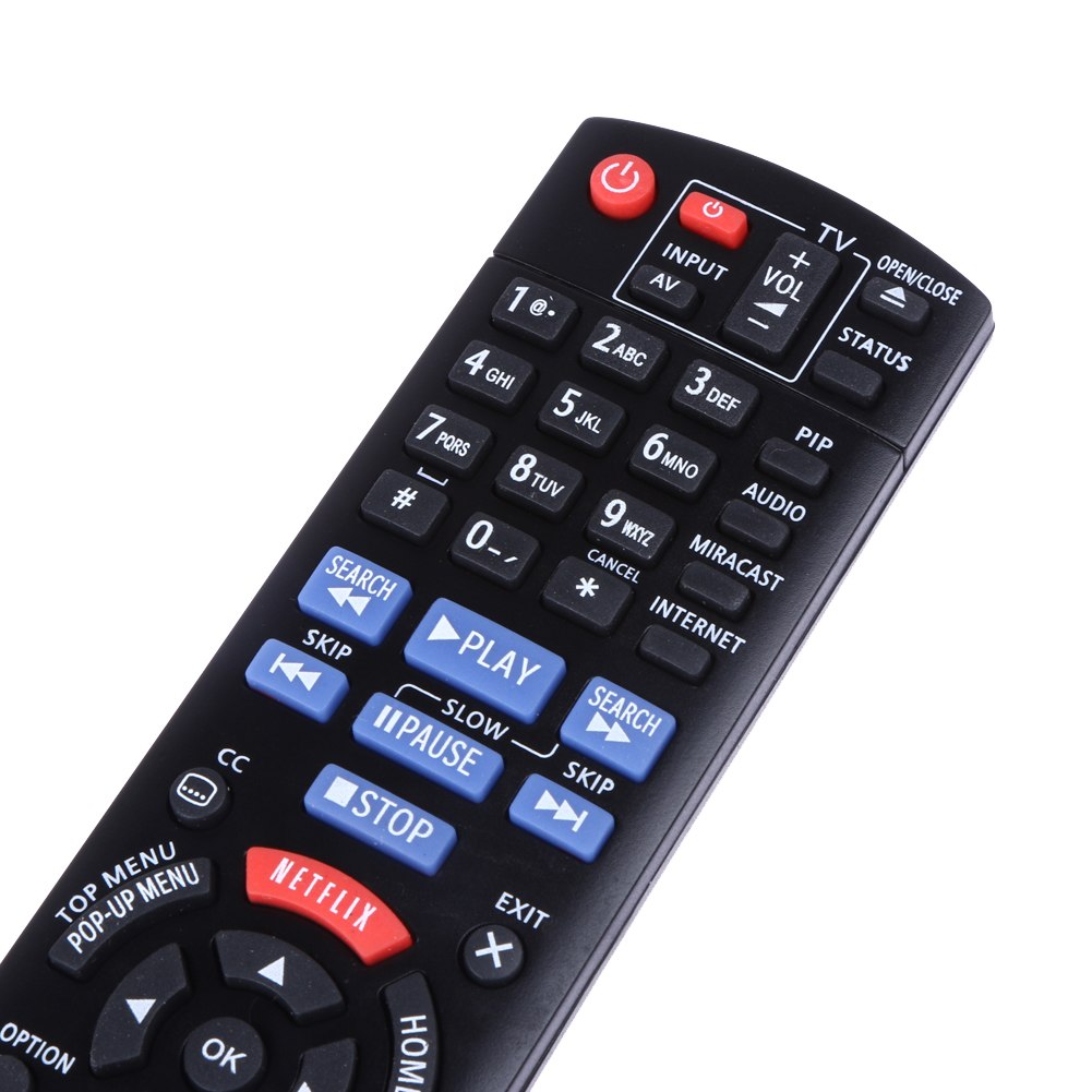 New BLU-RAY DVD PLAYER Remote PBD-957 for Panasonic Player DMP-BD75 DMP-BD755 DVD Player Remote Control - ebowsos