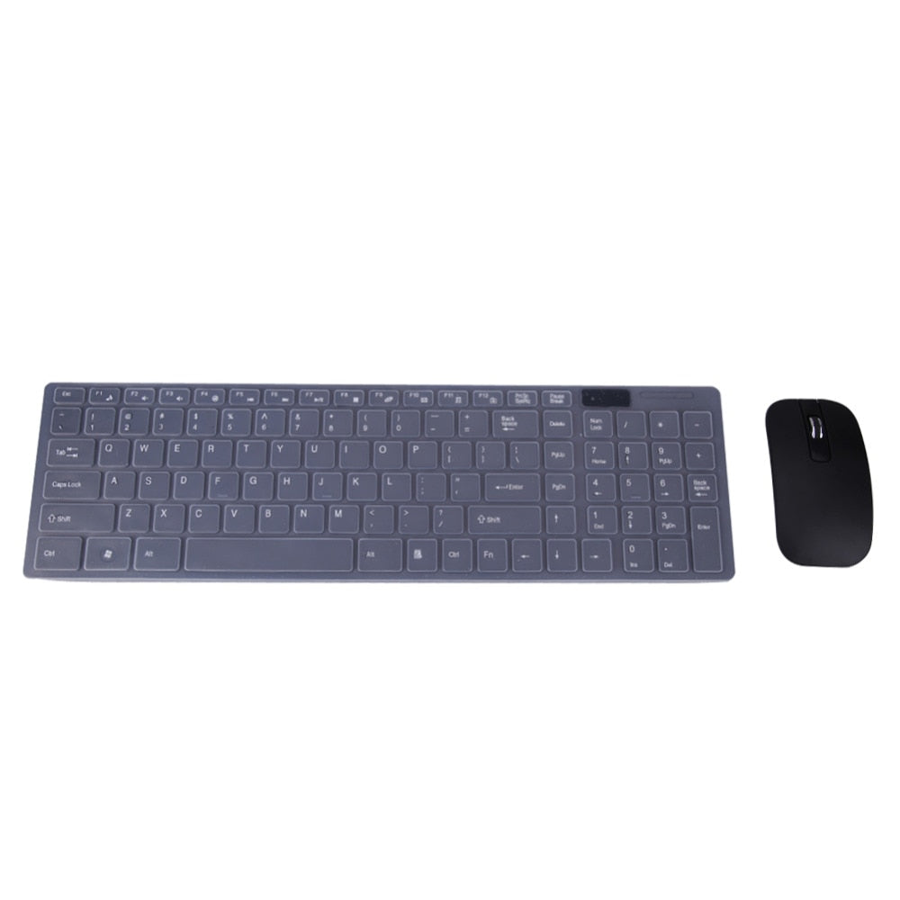 New Black 2.4G Optical Wireless Keyboard and Mouse USB Receiver +Keypad ...
