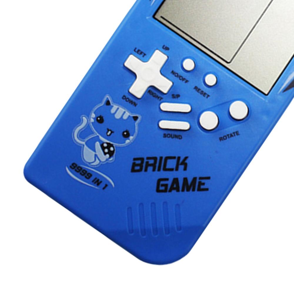 New Electronic Tetris Brick Game Handheld Retro Games Machine Big LCD Screen Toys Handheld Game Console For Kids Children Adults-ebowsos