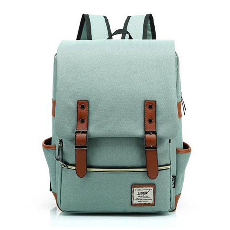 New Fashion Canvas Daily Backpacks for Laptop Large Capacity Computer Bag Casual Student School Bag packs Travel Rucksacks - ebowsos