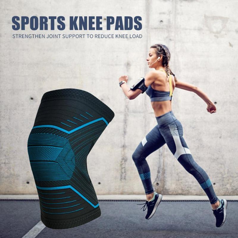 New Fashionable Knee Leg ProtectorNylon Rubber Spandex Gym Home Office Sports Fitness Leg Protector Hiking Knee Pad Sleeve-ebowsos