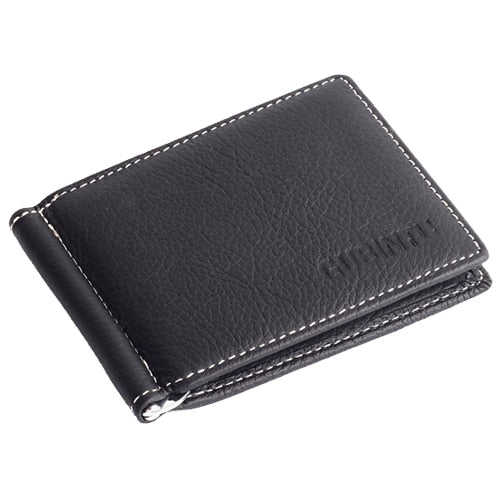 New GUBINTU Men's Wallet Bifold Leather Black Wallet With - ebowsos