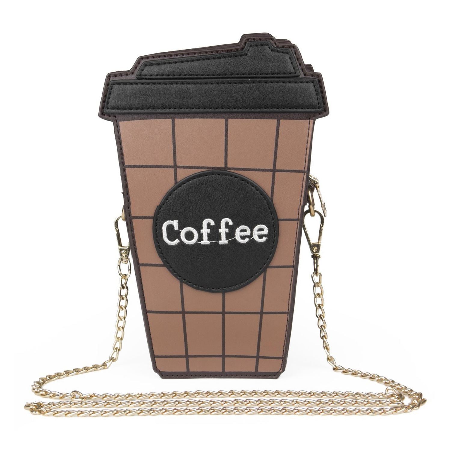 New Girls Coffee Crossbody Chains Bags Purses - ebowsos