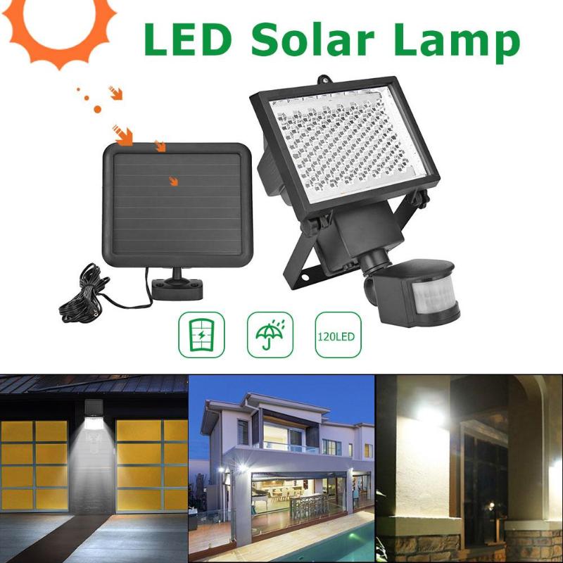 New Honeycomb 120 LED Solar Induction Lamp Outdoor Lighting Courtyard Light Multi-functional Probe Head With Two-stage switch - ebowsos