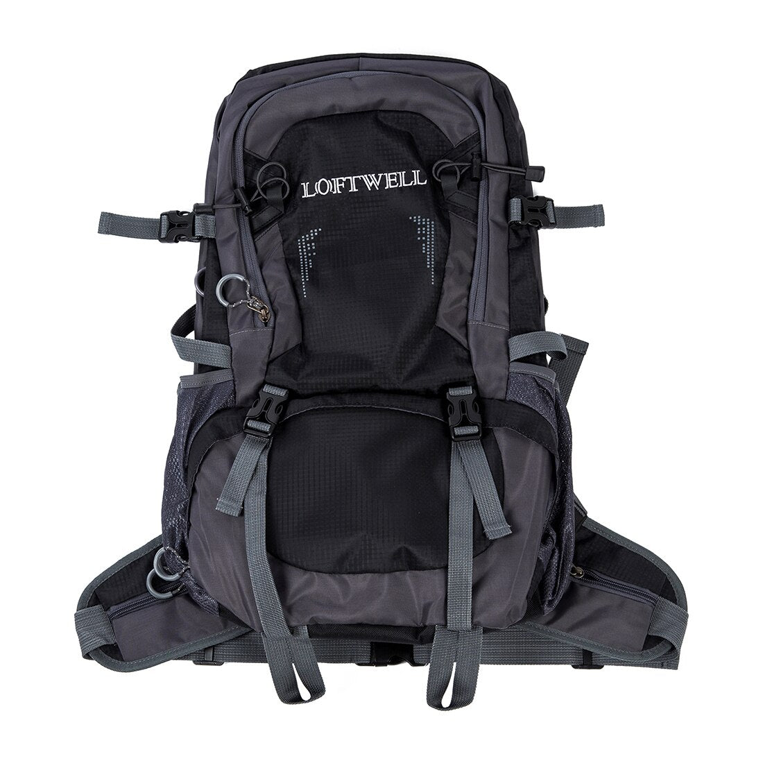 New LOFTWELL Lightweight and durable travel  backpack daypack for men and women (black and gray) - ebowsos