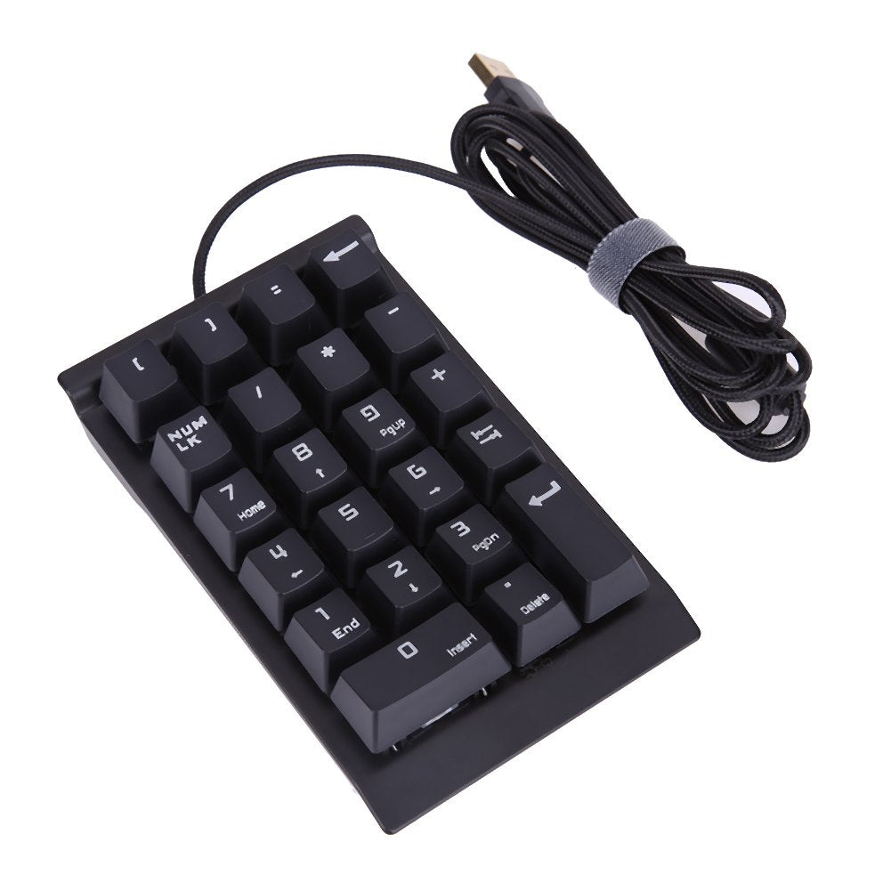 New Mini Black USB key Small Numeric Keypad Accounting Keyboard for Mac Notebook PC - ebowsos