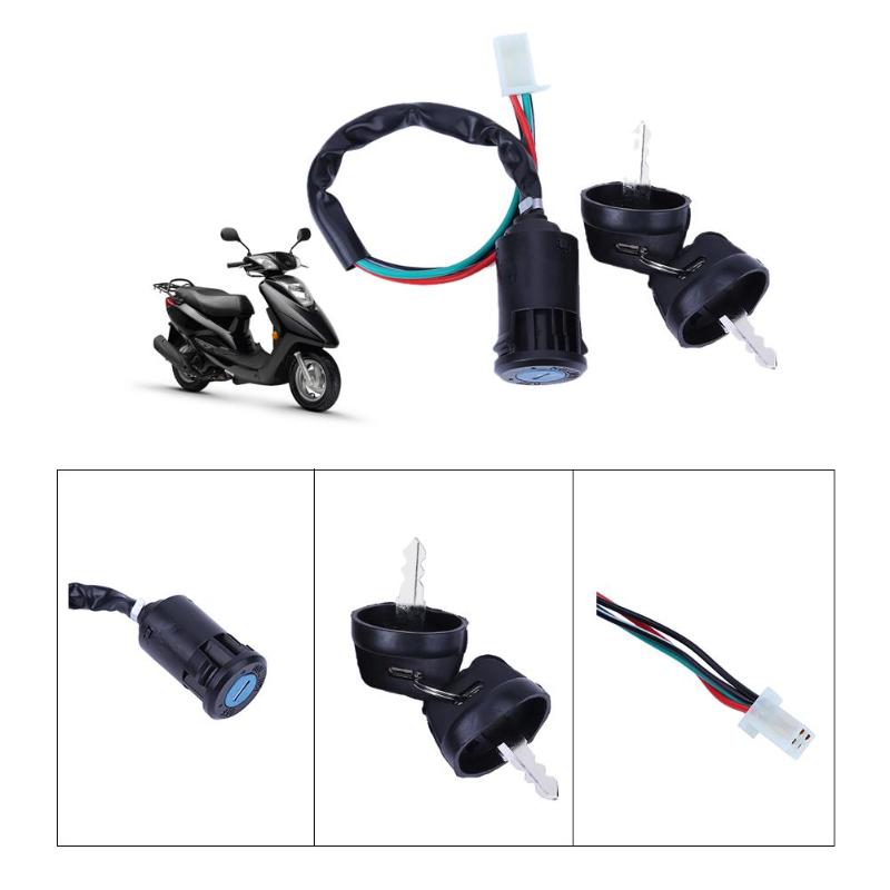 New Motorbike ATV Key Ignition Switch 50 70 90 110 125 150 200 250 4 Wires Lock High Quality Car Accessories Ignition Switch - ebowsos