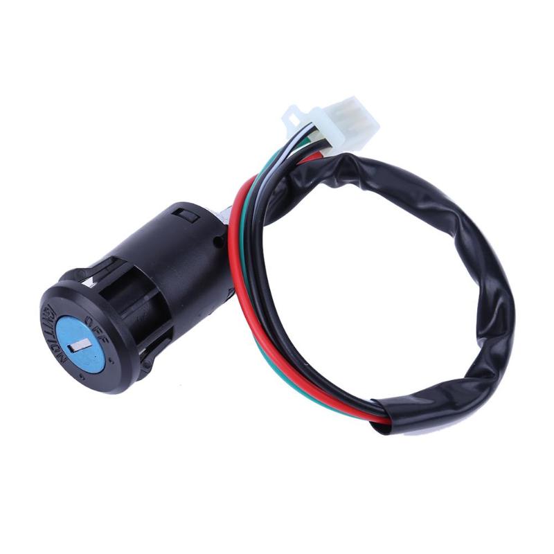 New Motorbike ATV Key Ignition Switch 50 70 90 110 125 150 200 250 4 Wires Lock High Quality Car Accessories Ignition Switch - ebowsos