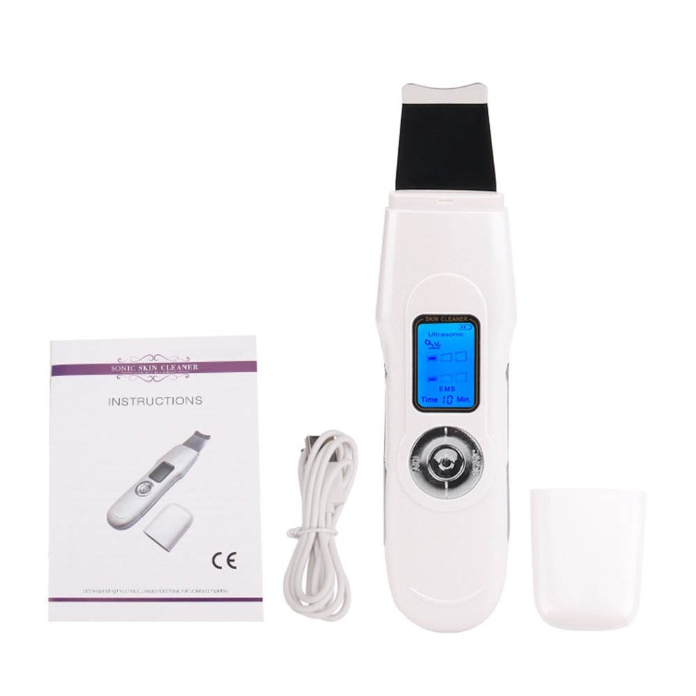 New Multi-function Ultrasonic Beauty Instrument Household Micro Current Ion Import and Export Instrument Beauty Tool - ebowsos