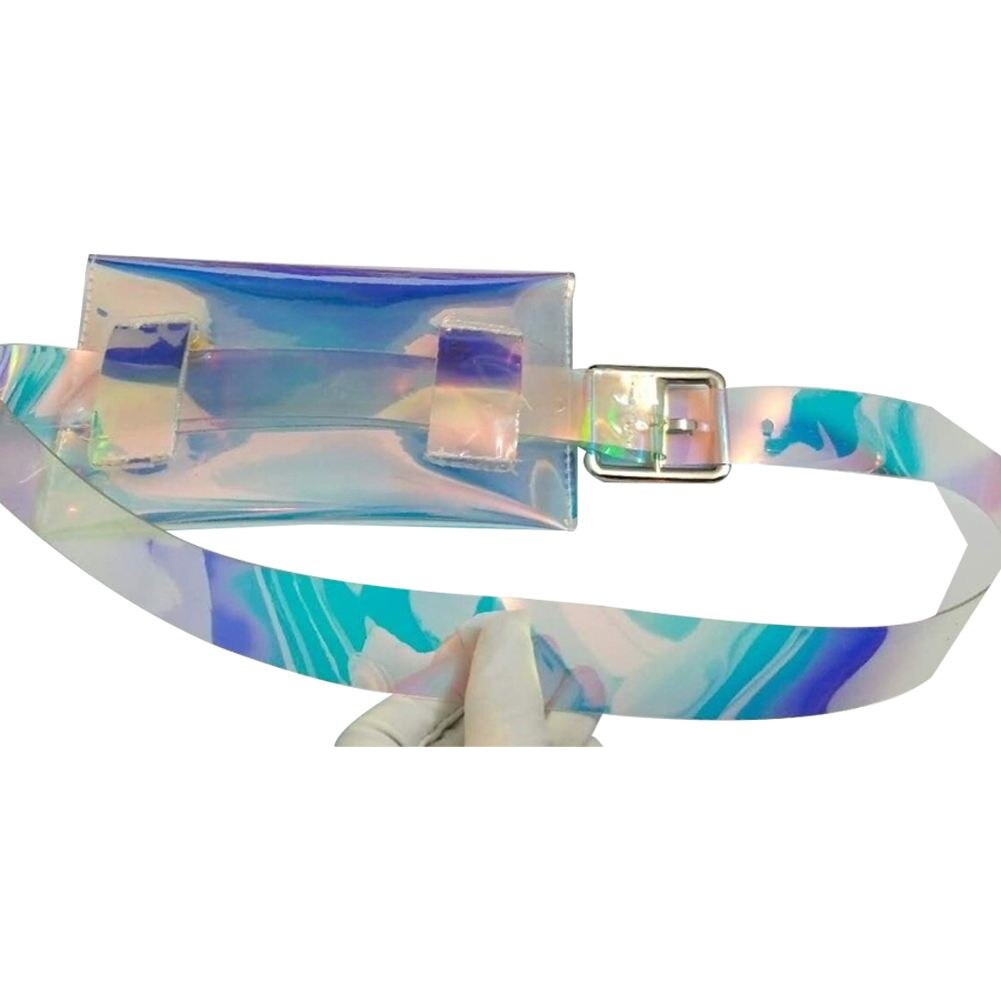 New New spring solid color colorful plastic transparent belt women fashion tide all-match cool - ebowsos