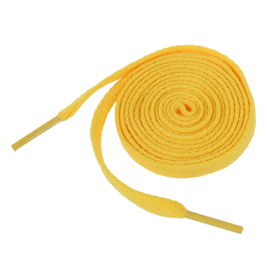 New Pair Yellow Flat Strings Wide Shoelaces for Sports Shoes - ebowsos