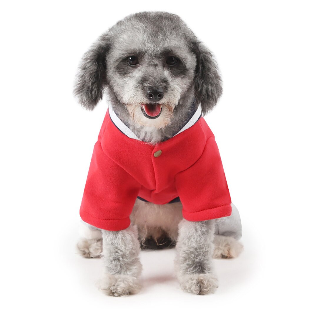 New Pet Four-Legged Baseball Sweater Fashion Warm Athletic Style Pet Apparel Warm Pet Sweater For Dogs-ebowsos