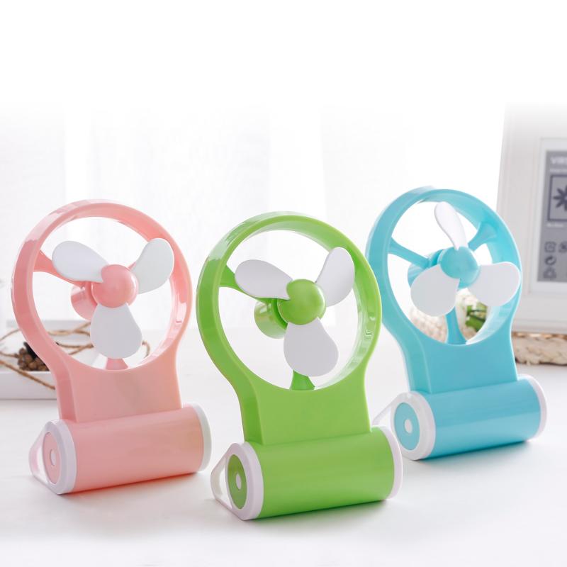 New Portable 3 Color Mini USB Desk Fan Creative Home Office Desktop Fan with Recycled Charging High Guality - ebowsos