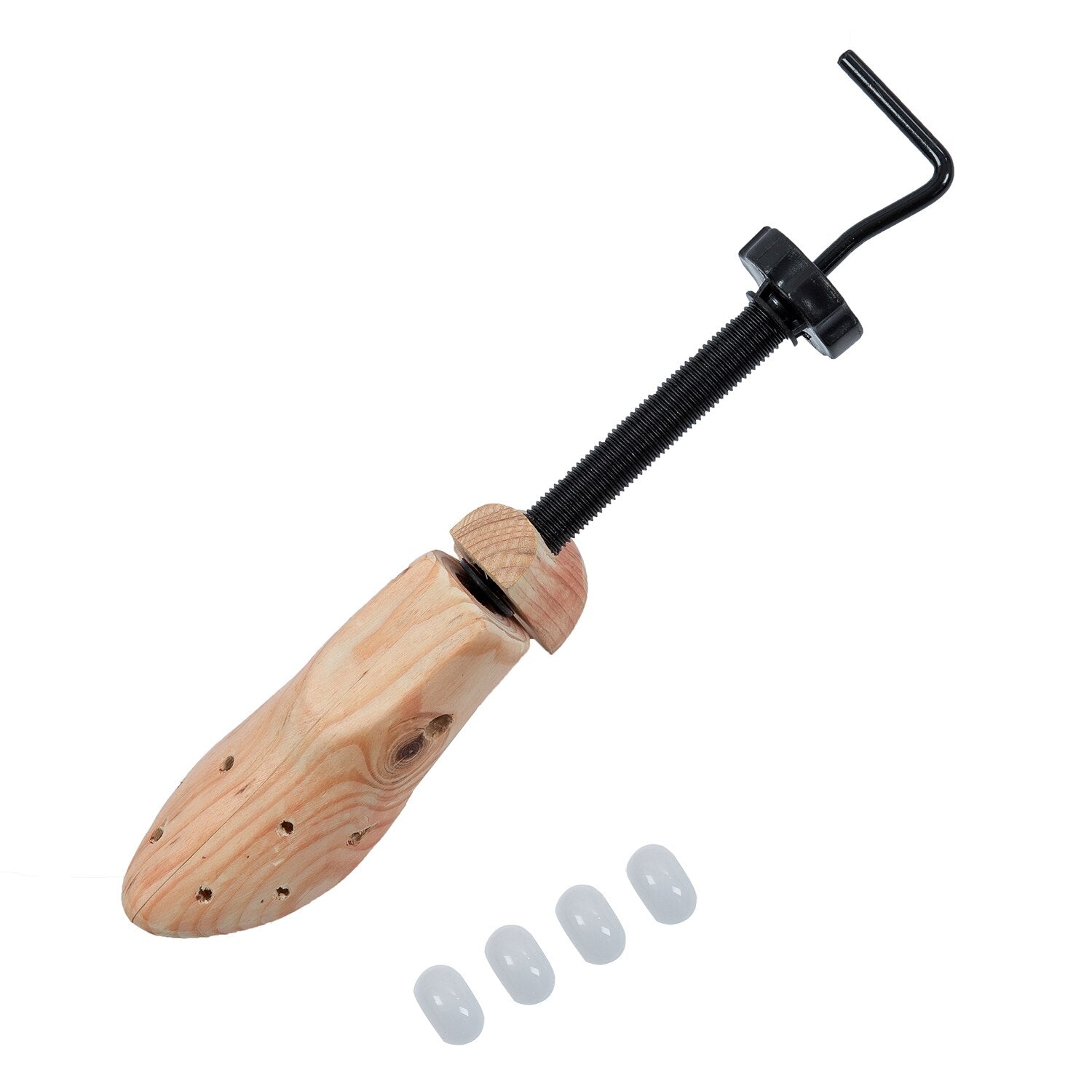 New Shoe Tree Stretcher Shaper Length&Width 8~14 / 100% Genuine Wood-Complete with Two Pressure Relief Plugs--UK Size for Men: - ebowsos