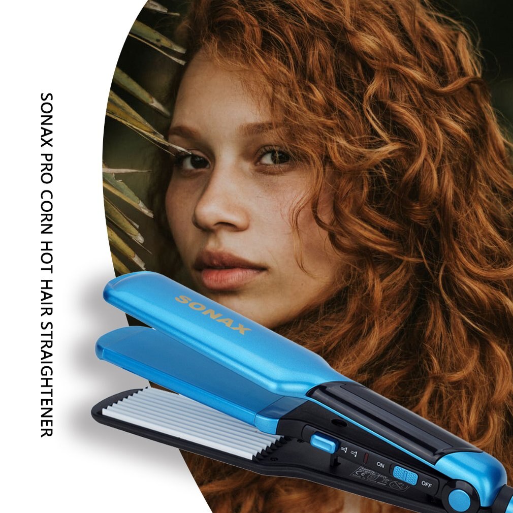 New Sn-5030 Hair Curler Straight Hair Clip Corn Clip Two And One Does Not Hurt Hair Thermostat Multi-Function Hair Curler - ebowsos