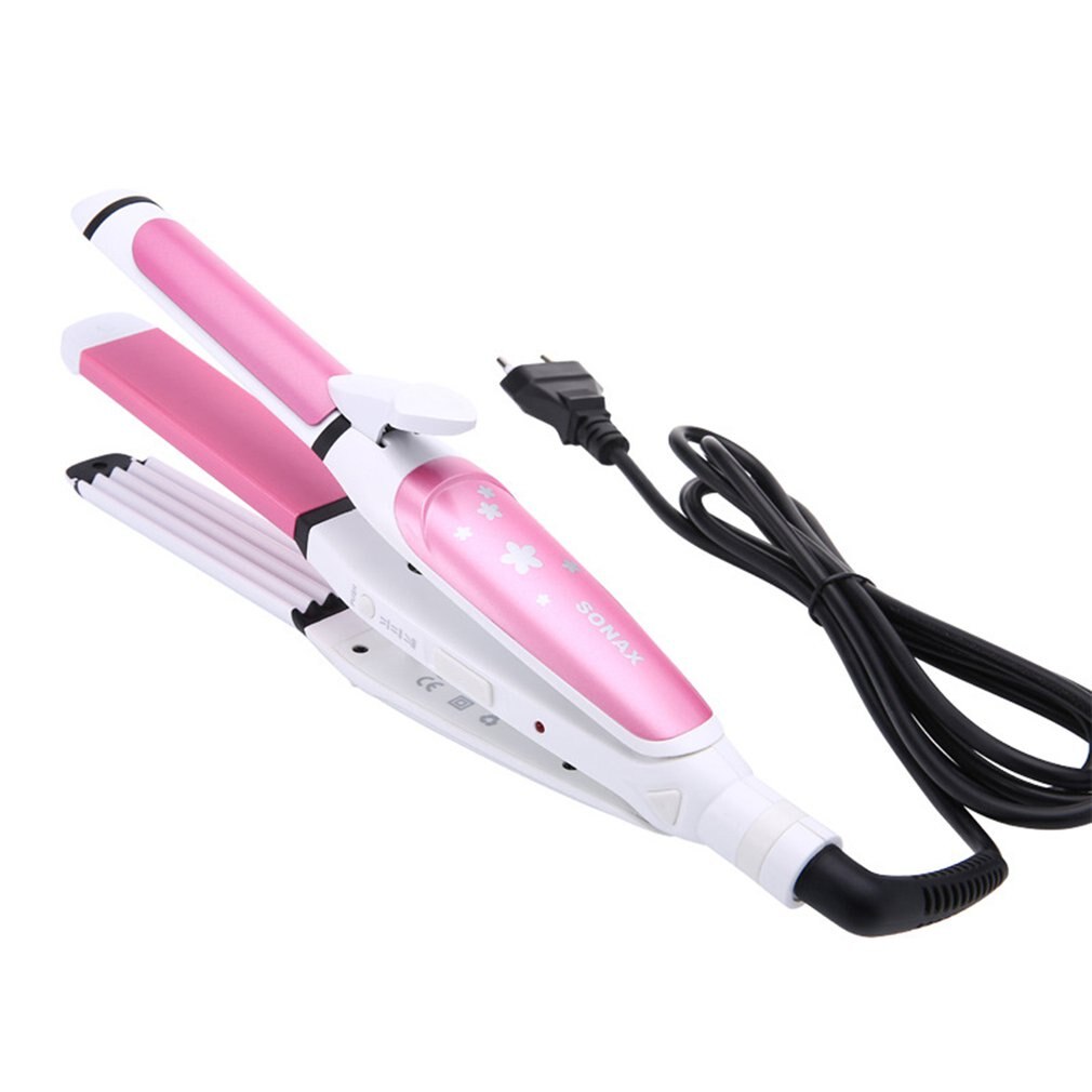 New Sn-5050 Hair Curler Straight Hair Clip Corn Clip Three And One Does Not Hurt Hair Thermostat Multi-Function Hair Curler - ebowsos