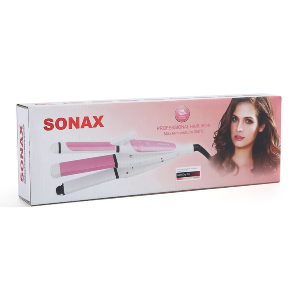 New Sn-5050 Hair Curler Straight Hair Clip Corn Clip Three And One Does Not Hurt Hair Thermostat Multi-Function Hair Curler - ebowsos