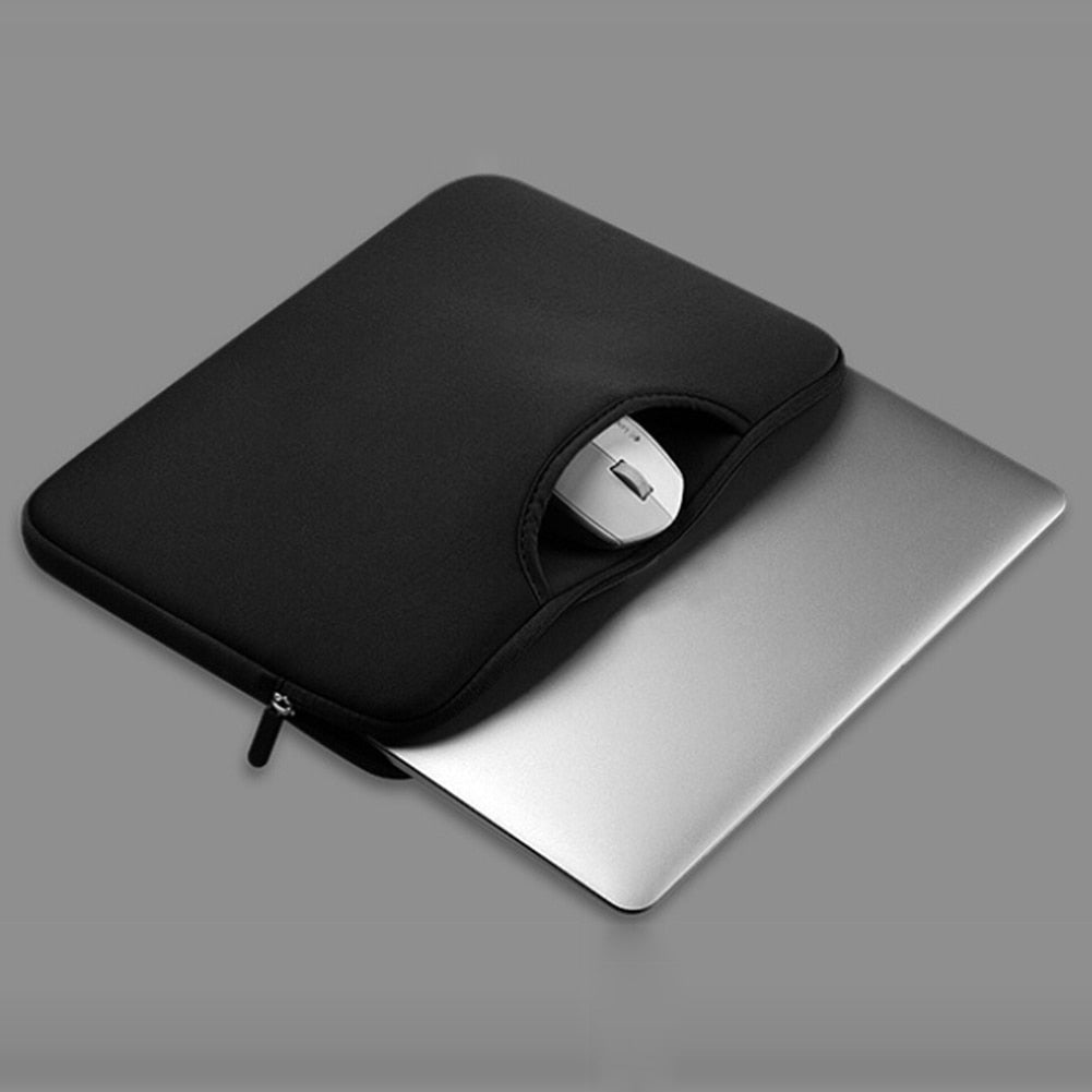 New Soft Handbag Sleeve Case For Apple Macbook Laptop Air/Pro 11"/13"/15" Notebook bag  Portable Fashion Solid Computer Bag - ebowsos