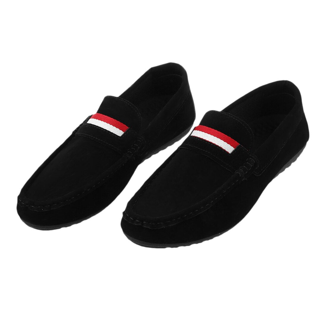 New Spring and Autumn fashion mens shoes Korean suede leather casual males flats soft breathable loafers - ebowsos