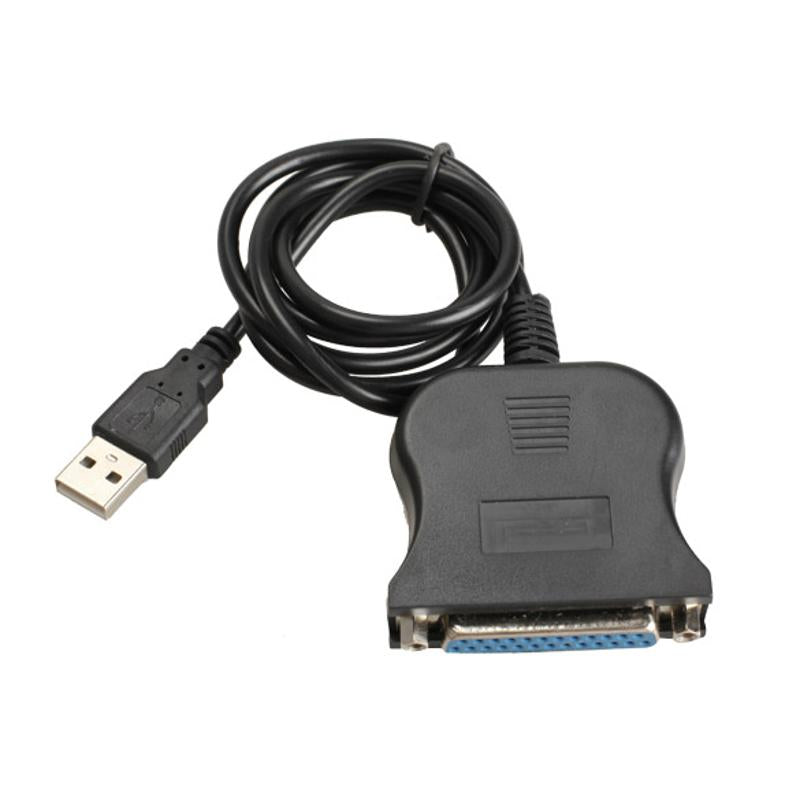 New USB 1.1 to DB25 Female Port Print Converter Cable LPT USB Adaptor LPT Cable LPT to USB Cable Black Wholesale - ebowsos