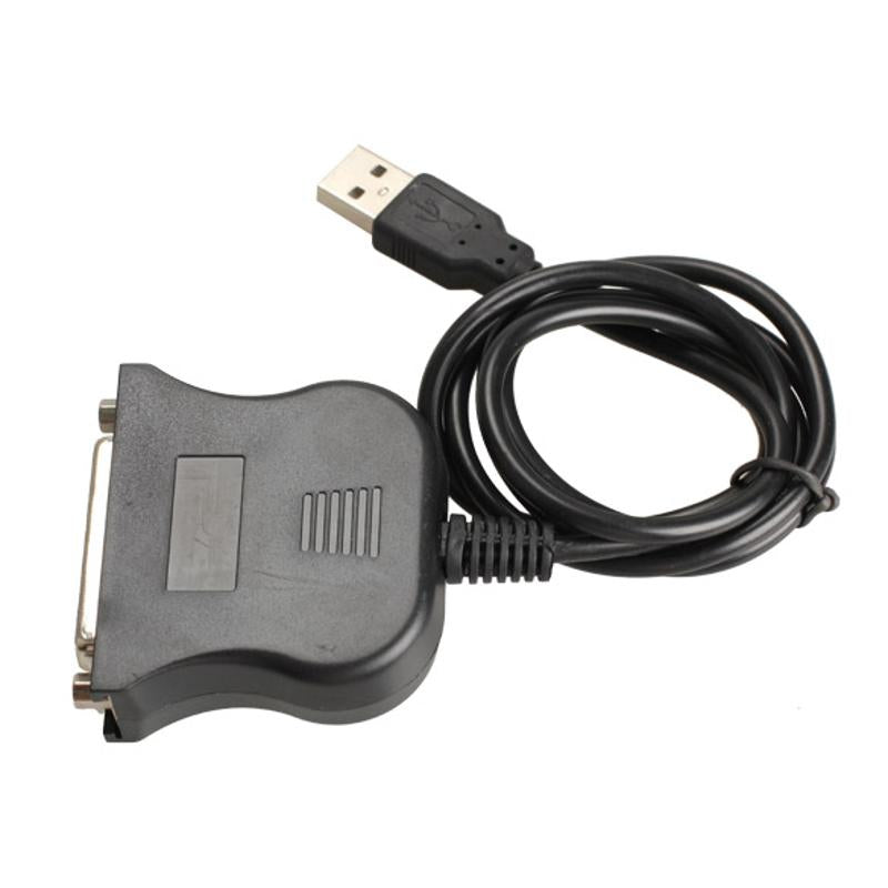 New USB 1.1 to DB25 Female Port Print Converter Cable LPT USB Adaptor LPT Cable LPT to USB Cable Black Wholesale - ebowsos