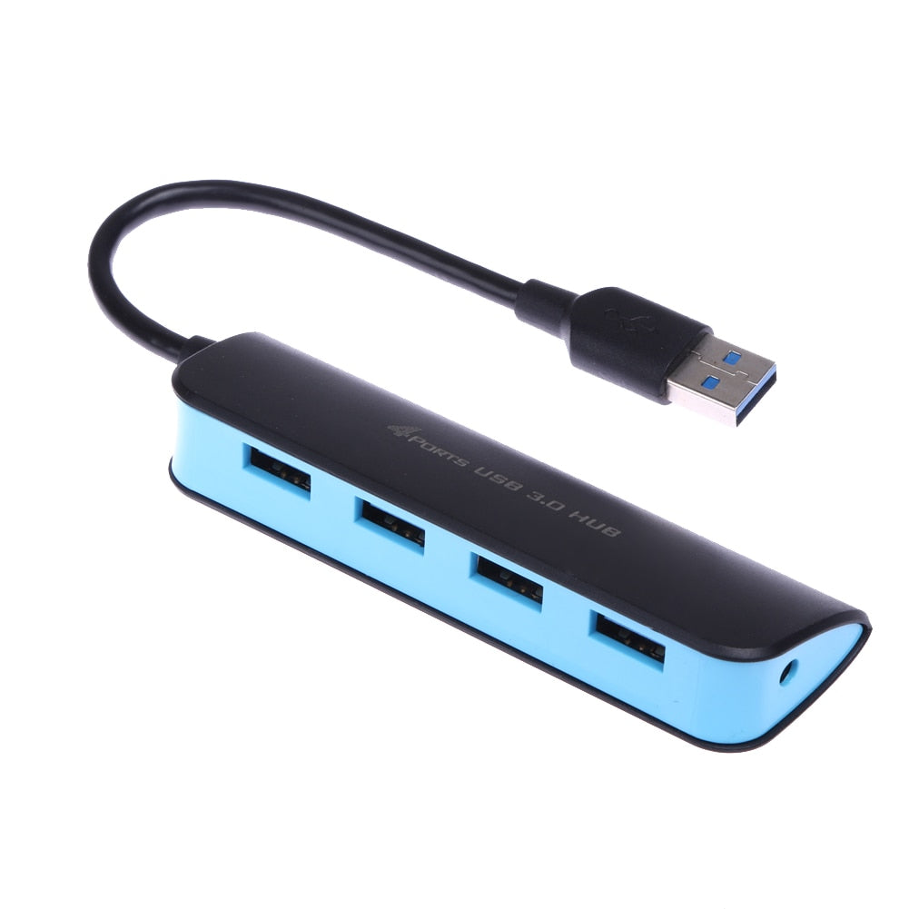New USB Adapter High Speed 4-Port USB 3.0 Multi USB HUB Splitter Expansion Laptop PC Adapter - ebowsos