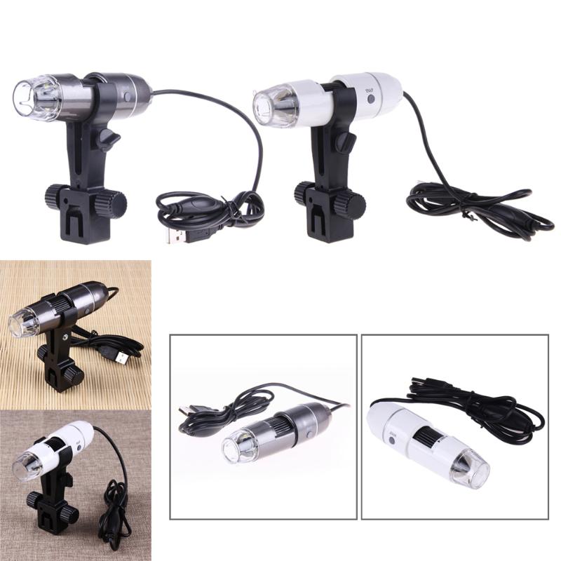 New USB Digital Microscope 1000X 8 LED USB2.0 & USB1.1 Digital Microscope Endoscope Magnifier Camera Lift Stand 2 Colors - ebowsos