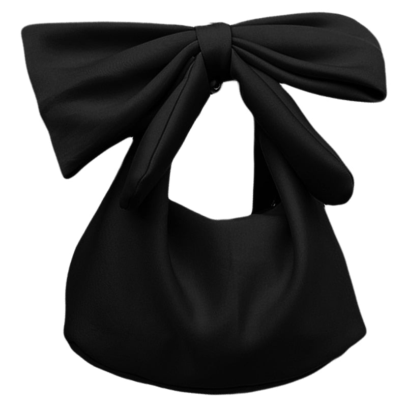 New Women Handbags Bowknot Clutches Bag Ladies Evening Party Clutches Handbag Shoulder Bag - ebowsos