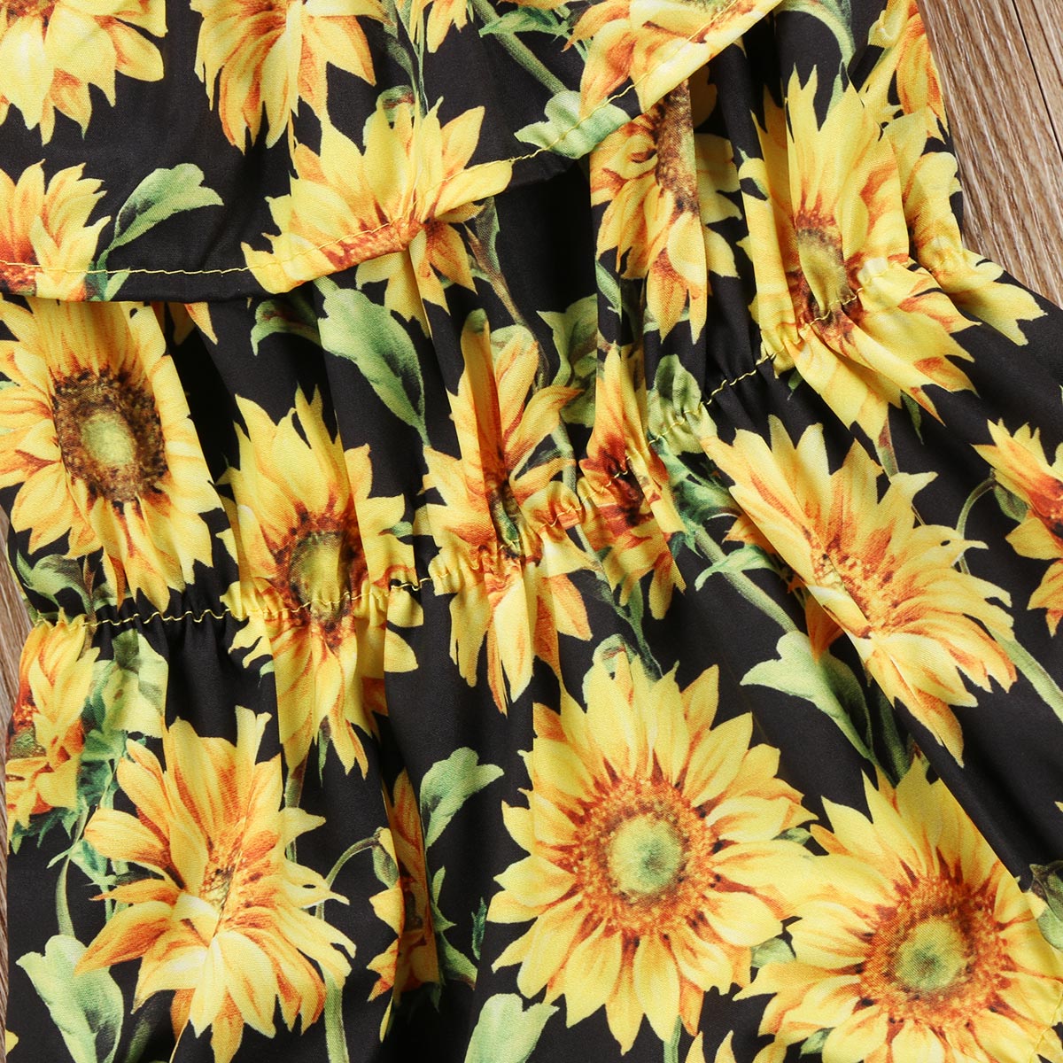 Newborn Baby Girls Flower  Bodysuit Jumpsuit Sunsuit Outfits Set Clothes - ebowsos