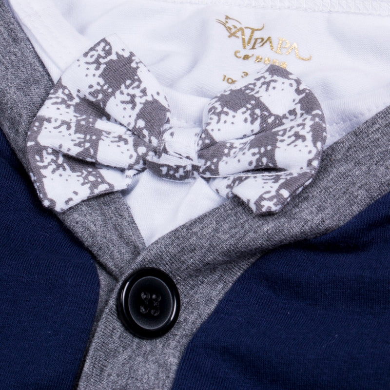 Newborn Infant Baby Boy Long Sleeve Bodysuits Cardigans Cotton Jumpsuit Sweatshirt Oitfits Cute 2pcs - ebowsos