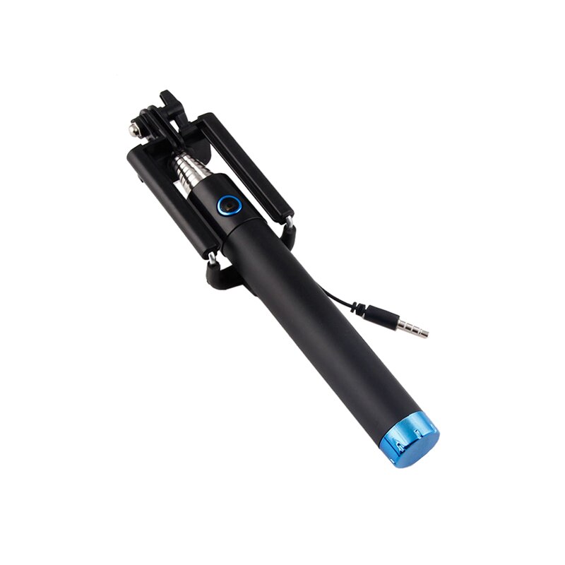 Newest Wired Selfie Stick Mini Extendable Handheld Monopod Selfie Stick For iPhone Samsung HTC SONY Nokia LG - ebowsos