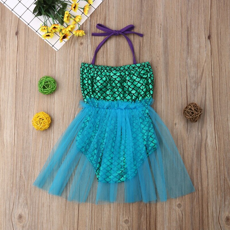 Newly Summer Lovely Infant Baby Girls Romper Dress Sleeveless Belt Lace Patchwork Jumpsuits 0-24M - ebowsos