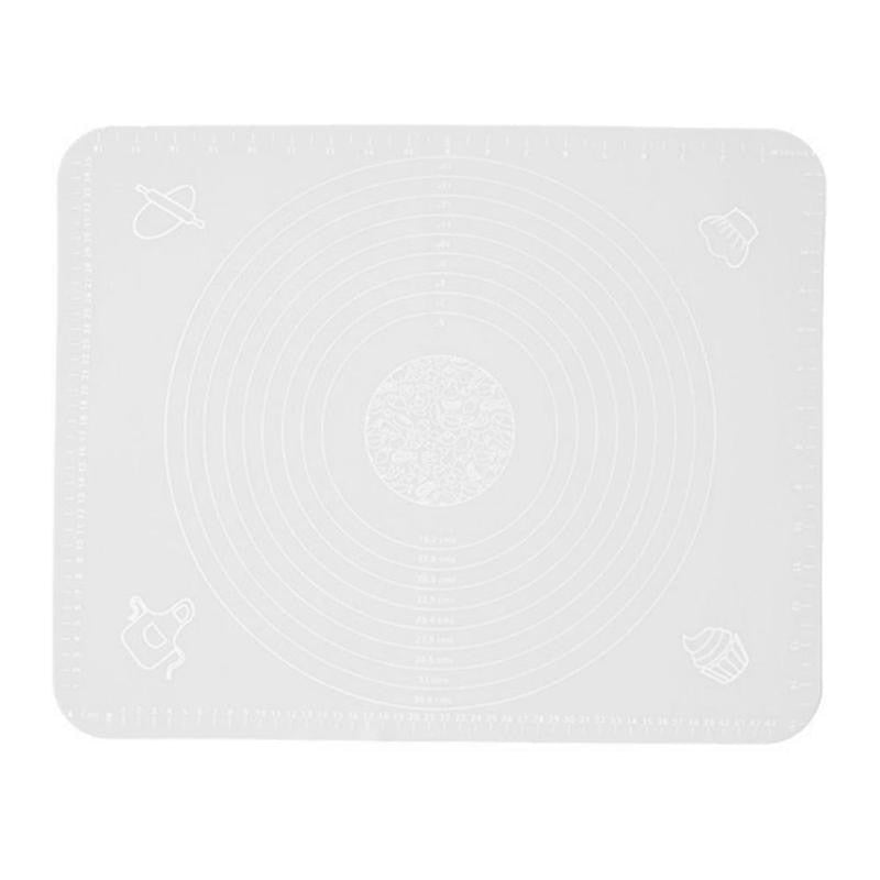 Non Stick Silicone Baking Mat Oven Scale Rolling Dough Pad Non-Stick Pastry Mat Sheet Oven Liner - ebowsos