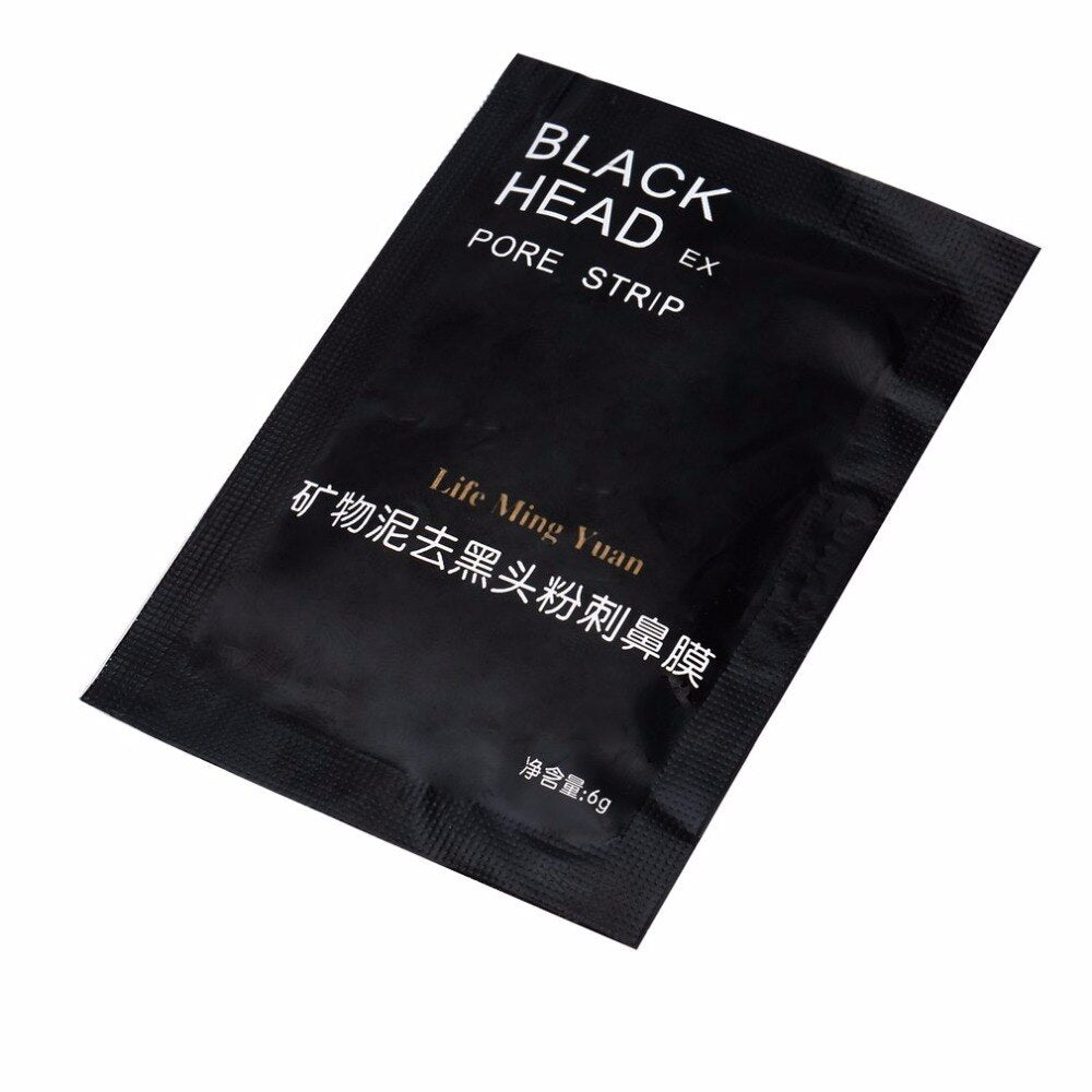 Nose Face Mask Mineral Mud Nose Blackhead Remover Mask Pore Spots Cleansing Cleaner Removal Membranes Strips Black Mask Strip - ebowsos