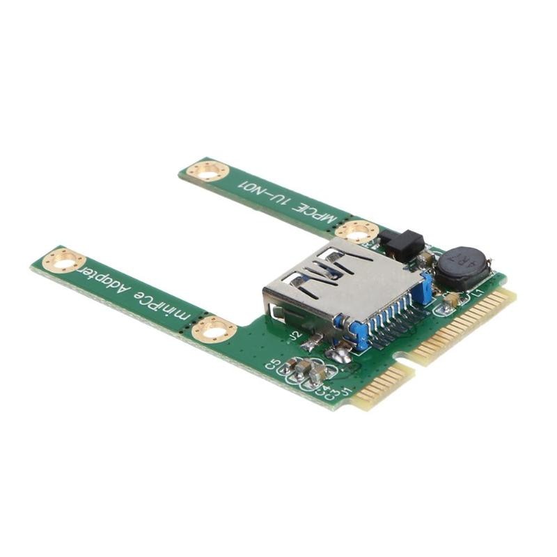 Notebook Mini PCI-E to USB2.0 PCI Express Adapter Card Mini PCI-E to USB 2.0 Expansion Card for Notebook USB Bluetooth Adapter - ebowsos