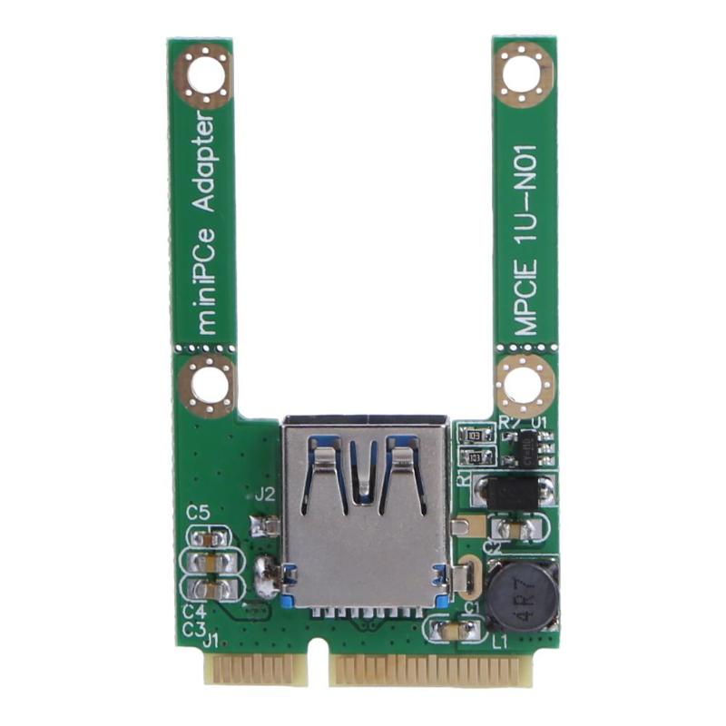 Notebook Mini PCI-E to USB2.0 PCI Express Adapter Card Mini PCI-E to USB 2.0 Expansion Card for Notebook USB Bluetooth Adapter - ebowsos