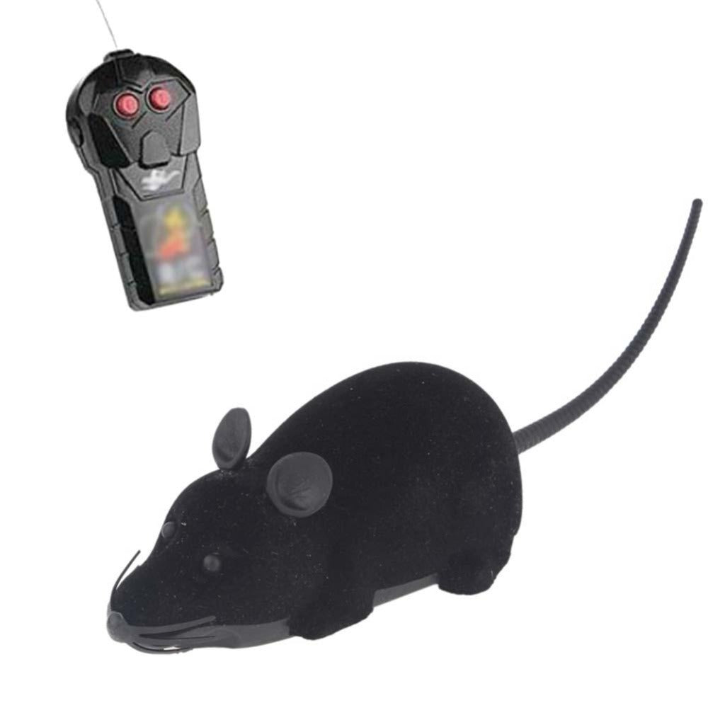 Novelty Mouse Toy Wireless Remote Control Electronic False Mice Interactive Toys Gift For Cats Kids Lovely Fluffy RC Mouse Toys-ebowsos