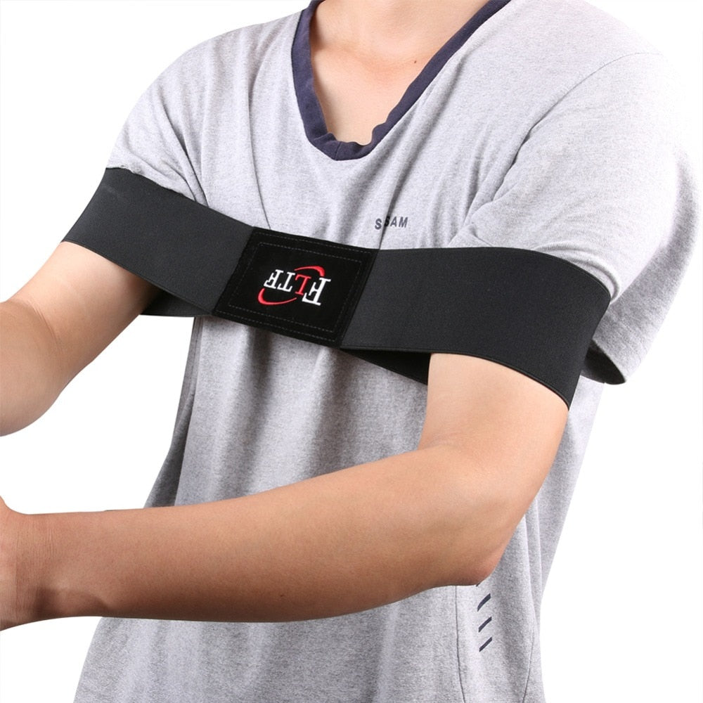 Nylon Golf Arm Posture Motion Correction Belt Training Aids Golf Equipment Beginner Training Aids,39X7CM-ebowsos