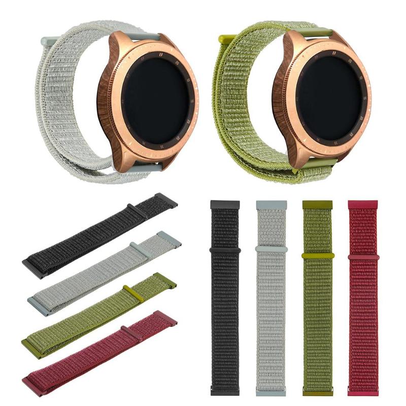 Nylon Sport Loop Replacement Strap Breathable Woven Watchband for Samsung Gear Sport/Garmin vivoactive3 High Quality Band - ebowsos