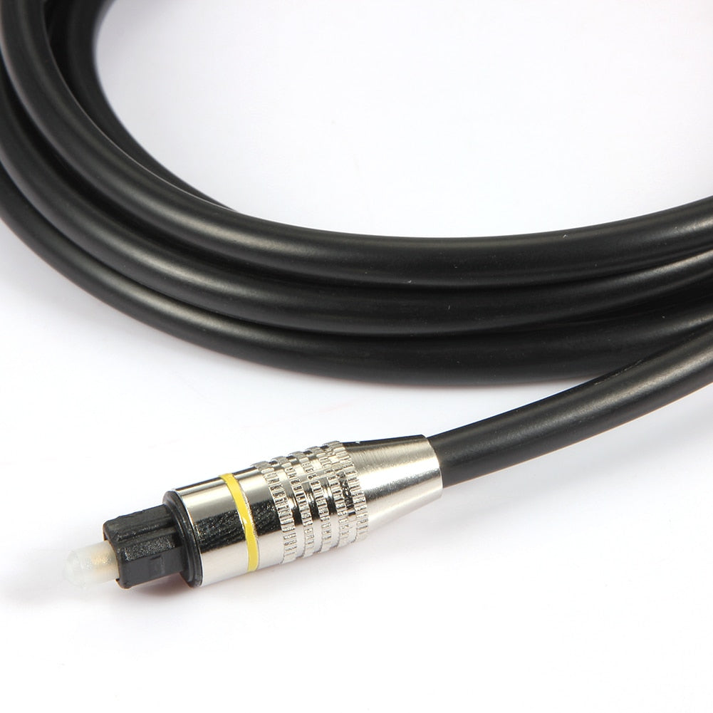OD6.0 1m / 2m / 3m Digital Audio Fiber Cable Optical Audio SPDIF MD DVD for Toslink Male to for Toslink Male Audio Cable - ebowsos