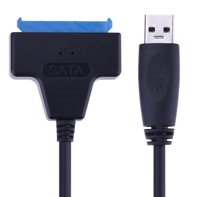 OTG Adapter Cable High Speed 0.2M/7.87inch USB 3.0 to SATA Converter OTG Adapter Cable for 2.5inch HDD SSD for PC Tablet New - ebowsos