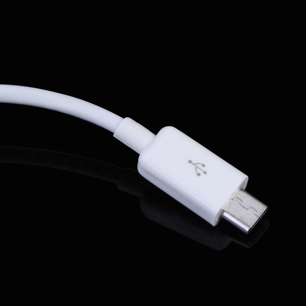 OTG Cable Micro USB Host Cable Male to 2x Type Dual USB Female OTG Adapter Converter Hub For Android Tablet PC Phone Mouse New - ebowsos